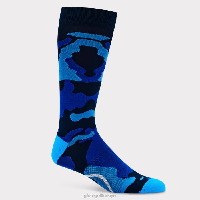 kamuflajlı daire g'nin mürettebat çorabı erkekler alacakaranlık G/FORE aksesuar 0J4F325