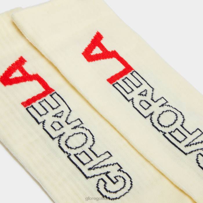 la nervürlü kompresyon mürettebat çorabı üniseks Haşhaş G/FORE aksesuar 0J4F319