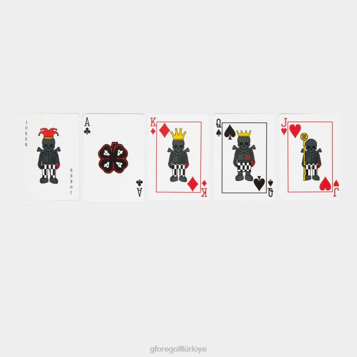 sınırlı sayıda oyun kartı seti üniseks oniks G/FORE aksesuar 0J4F337