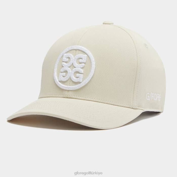 Circle G'nin streç dimi snapback şapkası üniseks taş G/FORE aksesuar 0J4F284