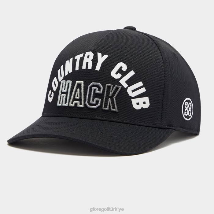 country club hilesi streç dimi snapback şapka üniseks oniks G/FORE aksesuar 0J4F302