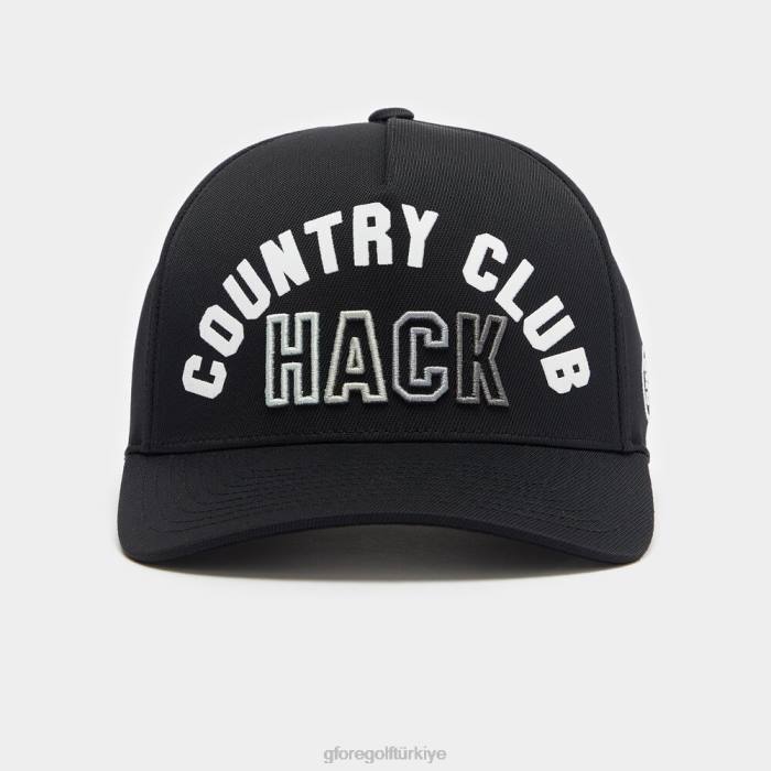country club hilesi streç dimi snapback şapka üniseks oniks G/FORE aksesuar 0J4F302
