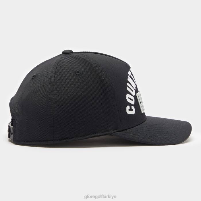 country club hilesi streç dimi snapback şapka üniseks oniks G/FORE aksesuar 0J4F302