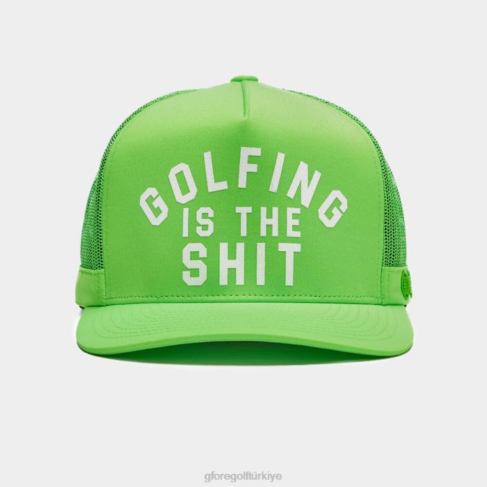 golf berbat bir interlok örgü kamyon şoförü şapkasıdır üniseks geko G/FORE aksesuar 0J4F306