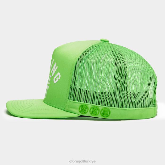 golf berbat bir interlok örgü kamyon şoförü şapkasıdır üniseks geko G/FORE aksesuar 0J4F306