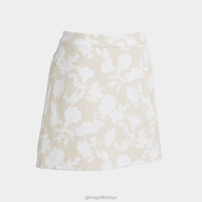 tonlu çiçek şal, başına buyruk 4 yönlü streç şortt kadınlar taş G/FORE Giyim 0J4F402