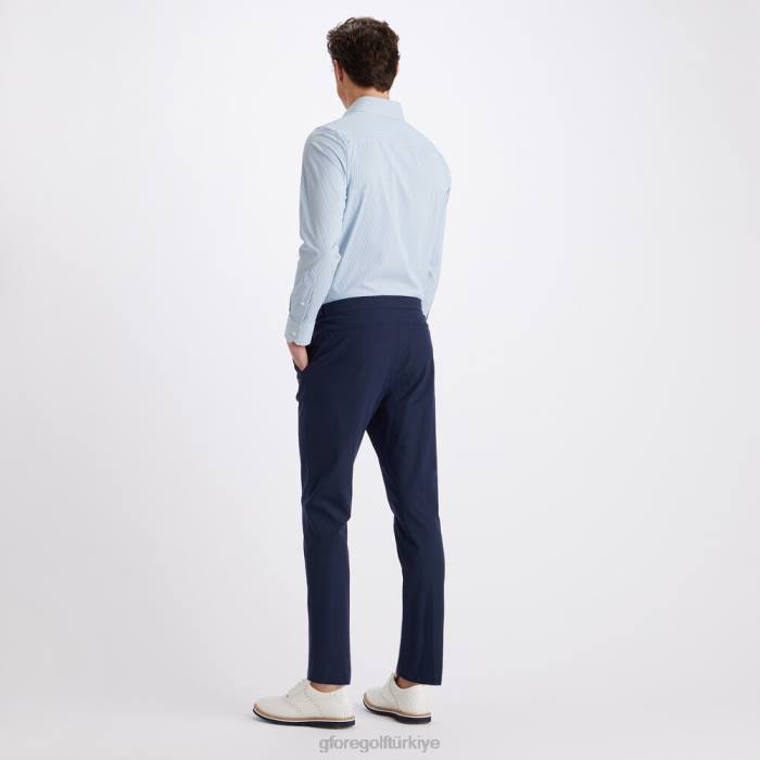 klasik şerit modern geniş yakalı naylon dokuma slim fit gömlek erkekler benzin G/FORE Giyim 0J4F63