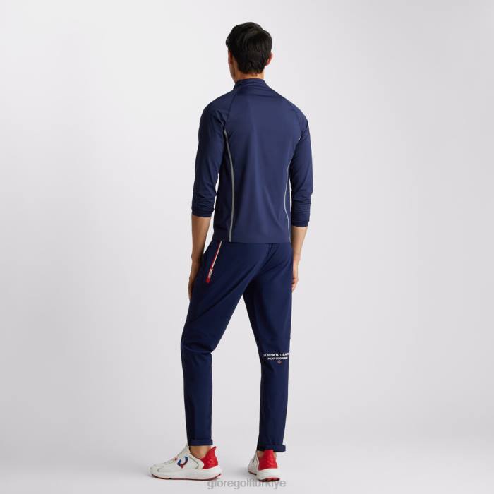 Tech Nylon Ops Çeyrek Fermuarlı Slim Fit Taban Katmanı erkekler vatansever donanma G/FORE Giyim 0J4F13