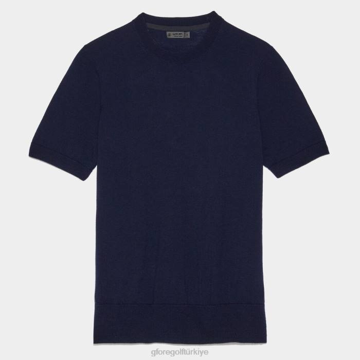 merinos yünü bakımı kolay kısa kollu kazak kadınlar alacakaranlık G/FORE Giyim 0J4F377