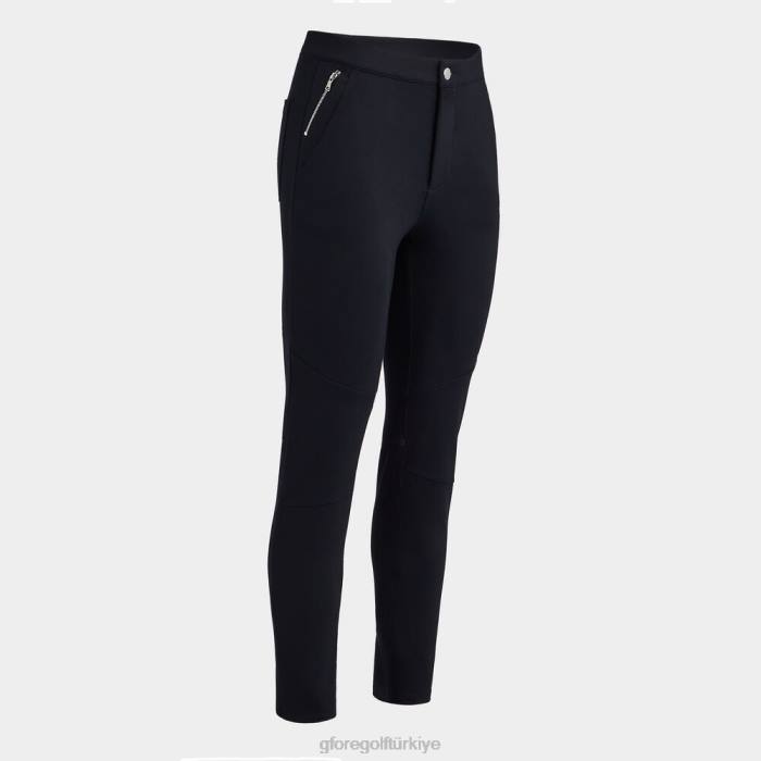 çift ​​örgü moto tayt kadınlar oniks G/FORE Giyim 0J4F413