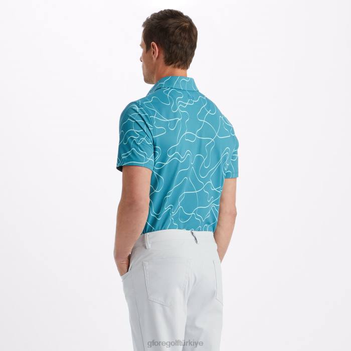 kalem teknik pike polo erkekler muson G/FORE Giyim 0J4F74