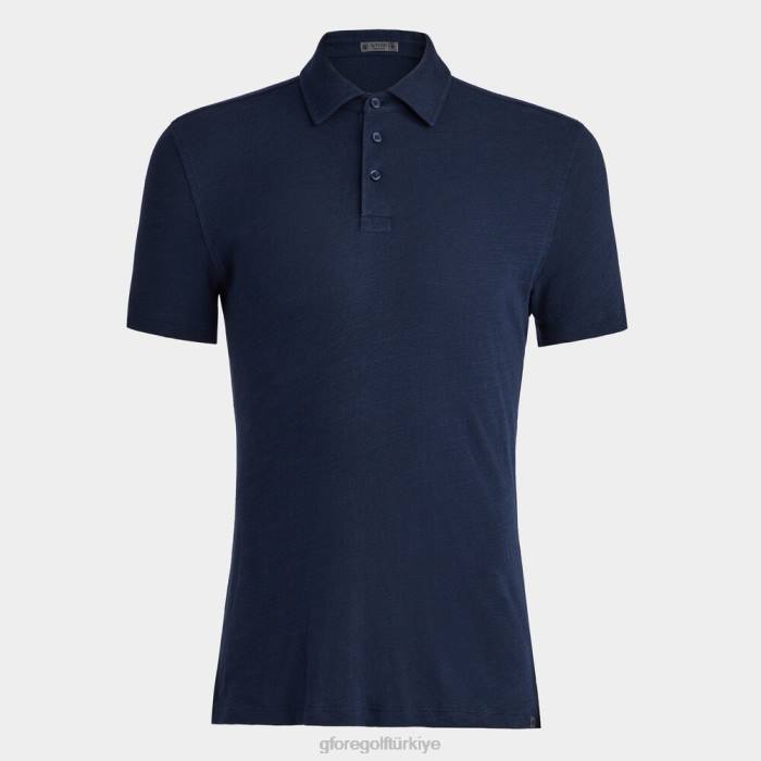 kulüp binası pamuklu slim fit polo erkekler alacakaranlık G/FORE Giyim 0J4F44