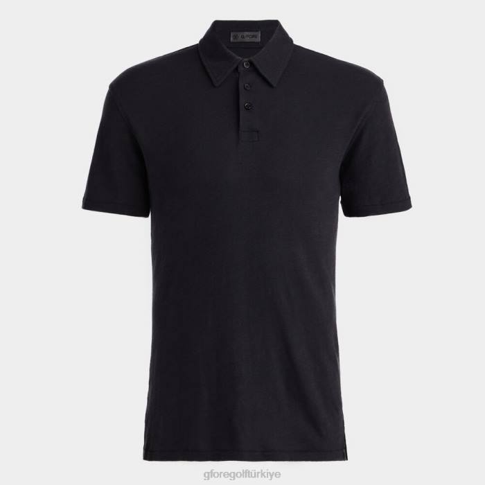 kulüp binası pamuklu slim fit polo erkekler oniks G/FORE Giyim 0J4F42