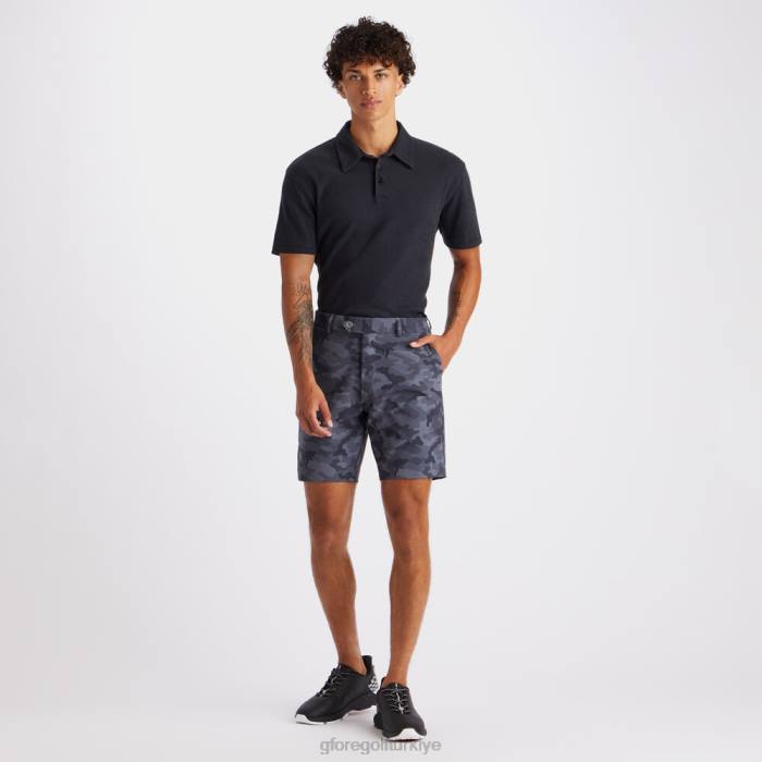 kulüp binası pamuklu slim fit polo erkekler oniks G/FORE Giyim 0J4F42