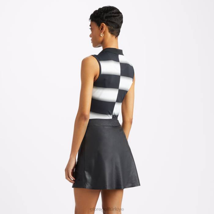 ofset degrade şerit naylon kolsuz polo kadınlar oniks G/FORE Giyim 0J4F372