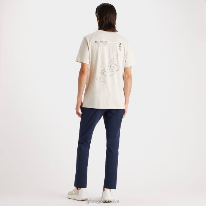 dünya çapında pamuklu dar kesim tişört erkekler taş G/FORE Giyim 0J4F57