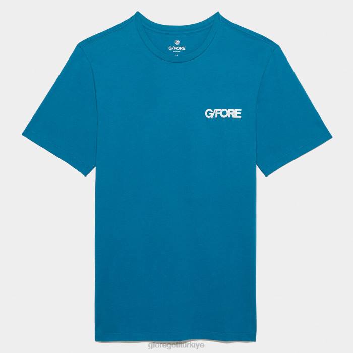 degrade daire g'nin pamuklu dar kesim tişört erkekler benzin G/FORE Giyim 0J4F15