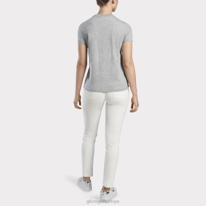 kızlar golf de tişörtü kadınlar funda grisi G/FORE Giyim 0J4F363