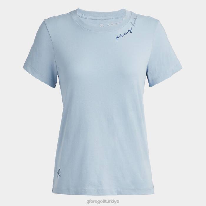 kuşlar için dua edin pamuklu tişört kadınlar çiseleyen yağmur G/FORE Giyim 0J4F369