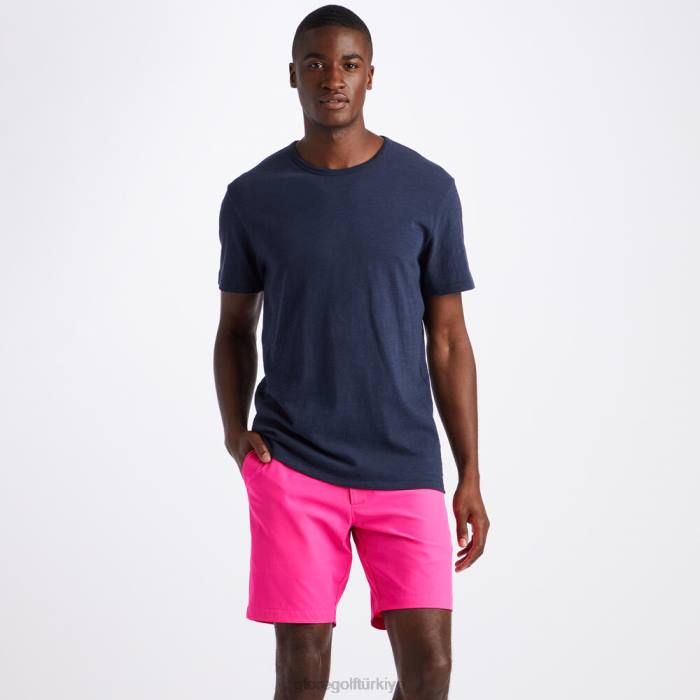 kulüp binası şantuklu pamuklu dar kesim tişört erkekler alacakaranlık G/FORE Giyim 0J4F41