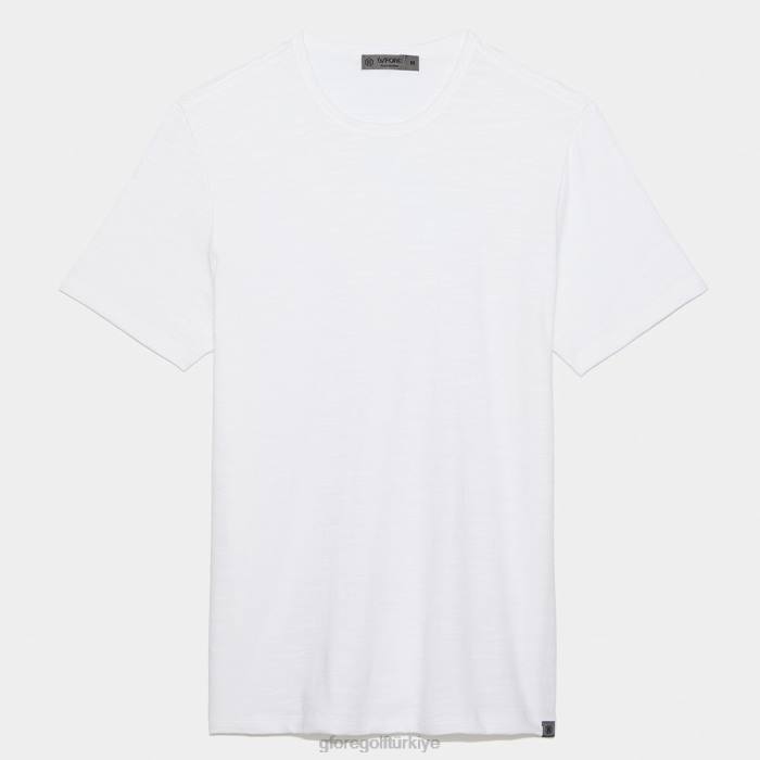 kulüp binası şantuklu pamuklu dar kesim tişört erkekler kar G/FORE Giyim 0J4F40