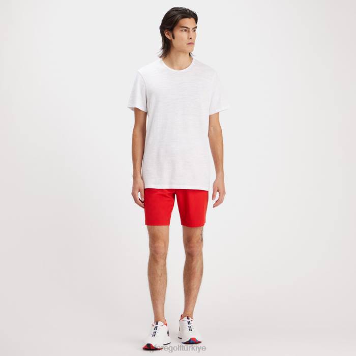 kulüp binası şantuklu pamuklu dar kesim tişört erkekler kar G/FORE Giyim 0J4F40