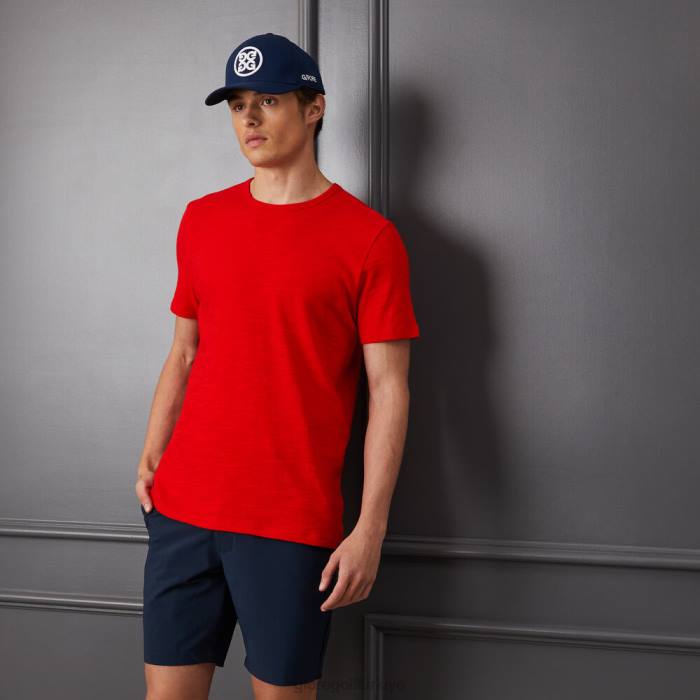 kulüp binası pamuklu dar kesim tişört erkekler Haşhaş G/FORE Giyim 0J4F3