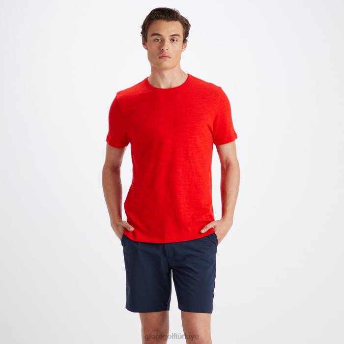 kulüp binası pamuklu dar kesim tişört erkekler Haşhaş G/FORE Giyim 0J4F3