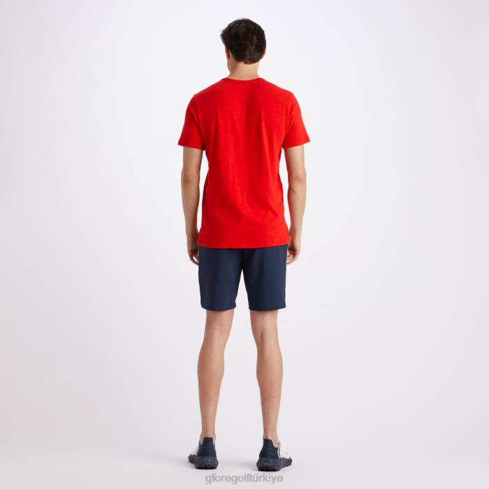 kulüp binası pamuklu dar kesim tişört erkekler Haşhaş G/FORE Giyim 0J4F3