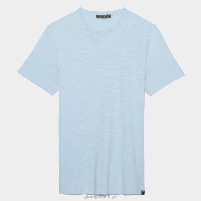 kulüp binası pamuklu dar kesim tişört erkekler gökyüzü G/FORE Giyim 0J4F4