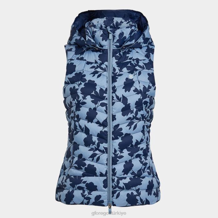 ton çiçekli naylon şişme yelek kadınlar fiyort G/FORE Giyim 0J4F390