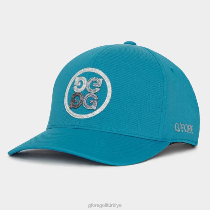 Circle G'nin streç dimi snapback şapkası üniseks benzin G/FORE aksesuar 0J4F263
