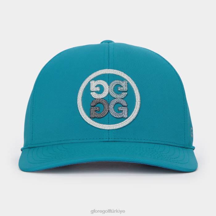 Circle G'nin streç dimi snapback şapkası üniseks benzin G/FORE aksesuar 0J4F263