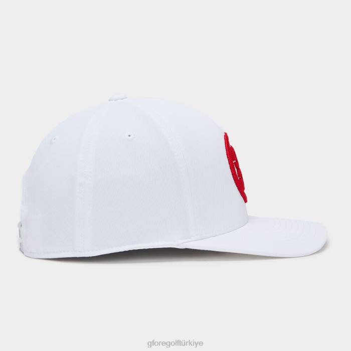 Circle G'nin streç dimi snapback şapkası üniseks kar/haşhaş G/FORE aksesuar 0J4F311