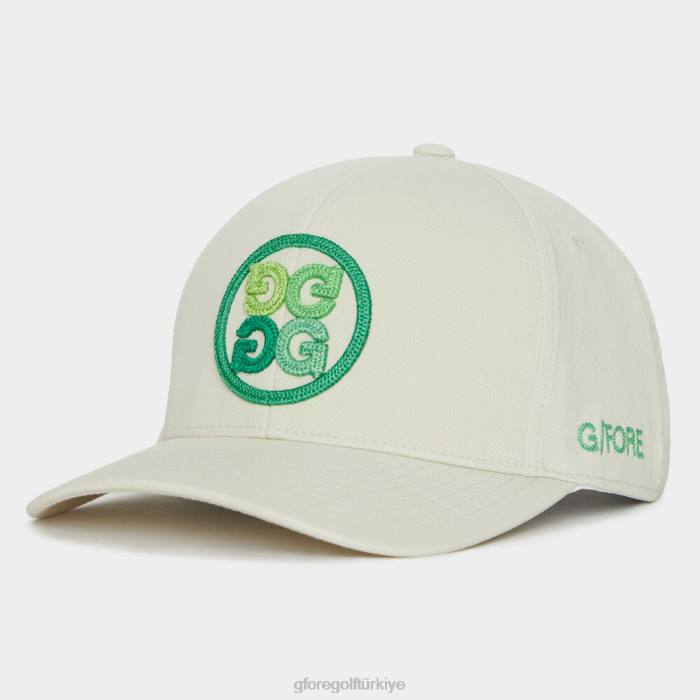 Circle G'nin streç dimi snapback şapkası üniseks taş G/FORE aksesuar 0J4F264