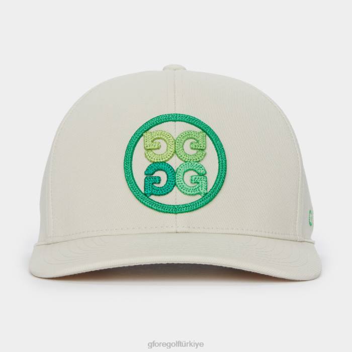 Circle G'nin streç dimi snapback şapkası üniseks taş G/FORE aksesuar 0J4F264