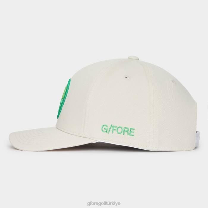 Circle G'nin streç dimi snapback şapkası üniseks taş G/FORE aksesuar 0J4F264