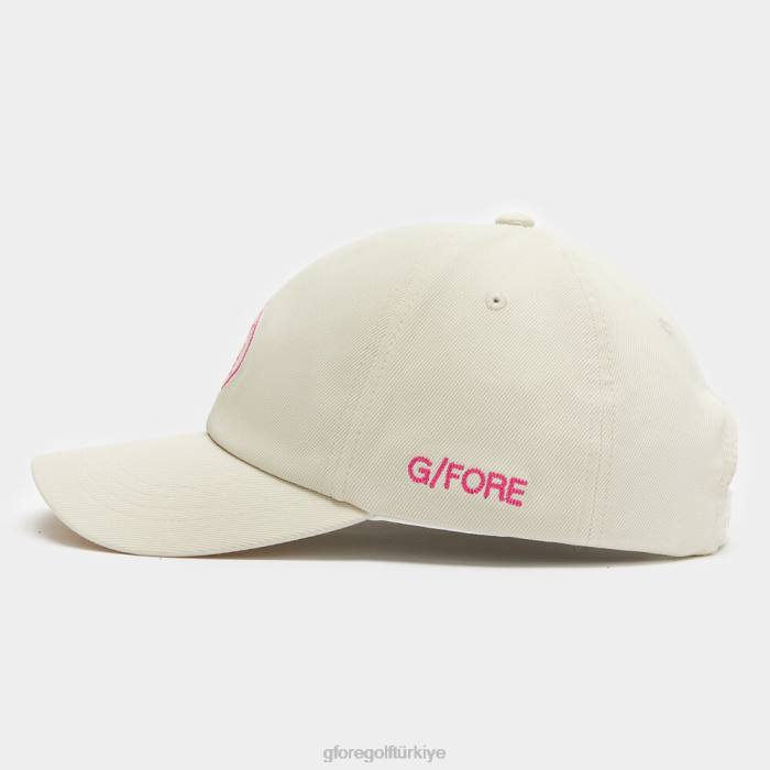 Circle G'nin streç dimi snapback şapkası üniseks taş G/FORE aksesuar 0J4F452