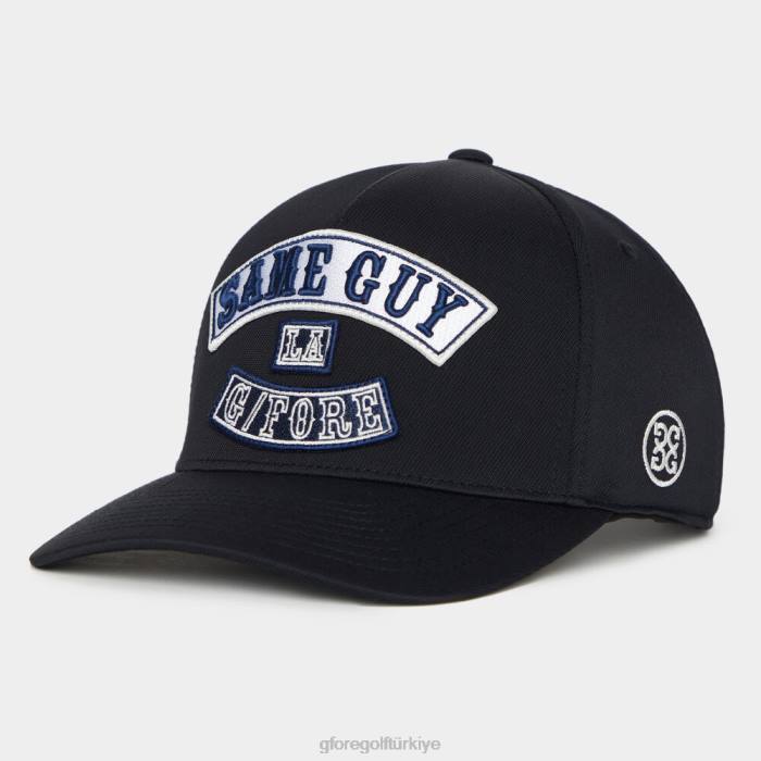 aynı adam streç dimi snapback şapka üniseks oniks G/FORE aksesuar 0J4F265