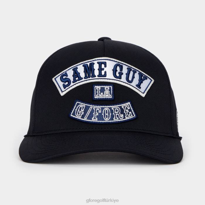 aynı adam streç dimi snapback şapka üniseks oniks G/FORE aksesuar 0J4F265