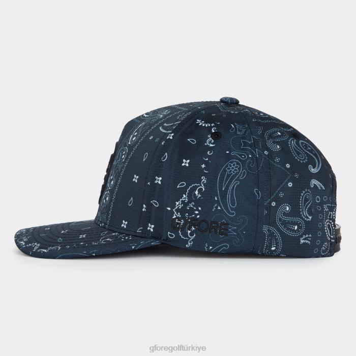 bandana tüy siklet teknoloji snapback şapka üniseks oniks G/FORE aksesuar 0J4F273