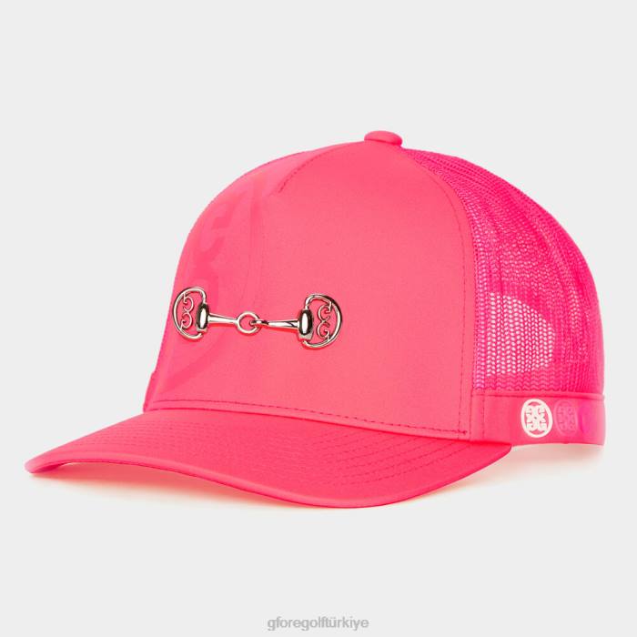 g link interlok örgü kamyon şoförü şapkası üniseks nakavt pembe G/FORE aksesuar 0J4F455