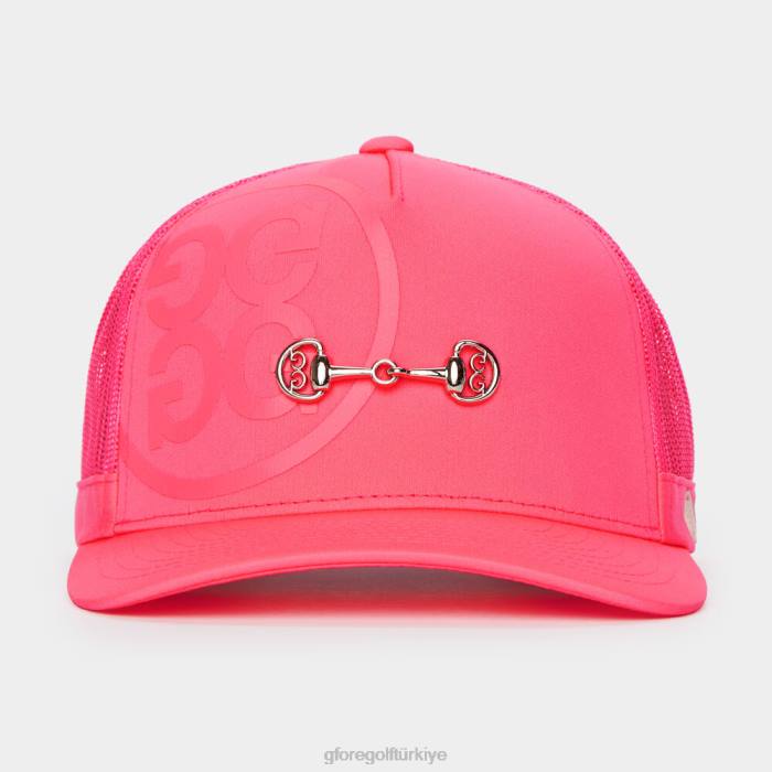 g link interlok örgü kamyon şoförü şapkası üniseks nakavt pembe G/FORE aksesuar 0J4F455