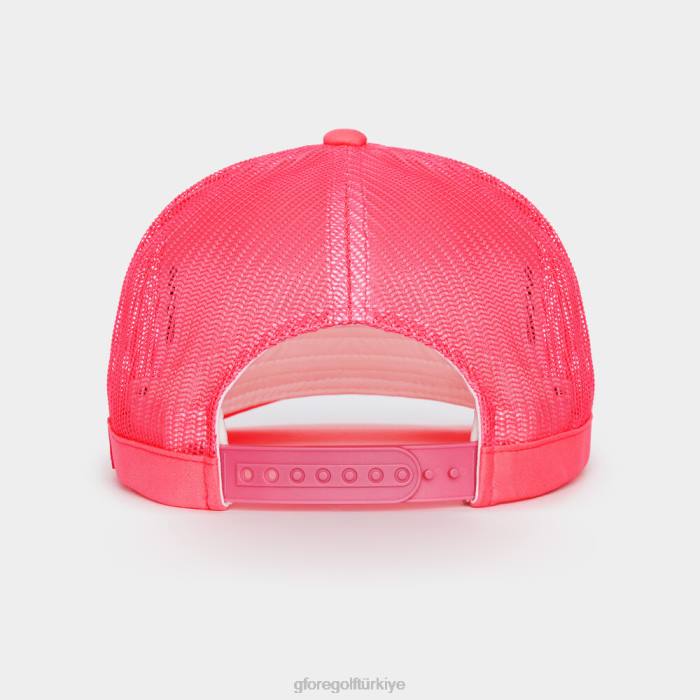 g link interlok örgü kamyon şoförü şapkası üniseks nakavt pembe G/FORE aksesuar 0J4F455