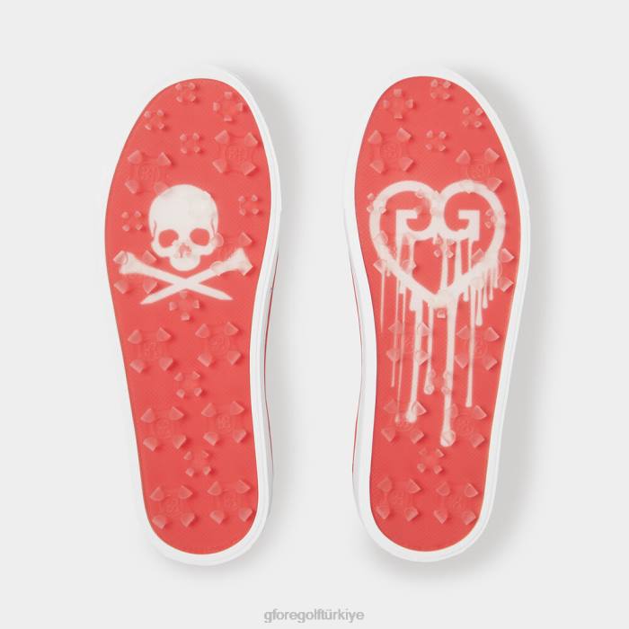 durf çakıl deri kontrast vurgulu kiltie golf ayakkabısı kadınlar kar G/FORE ayakkabı 0J4F441