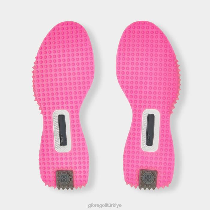 g.112 p.u. deri golf ayakkabısı erkekler kar/nakavt pembe G/FORE ayakkabı 0J4F214