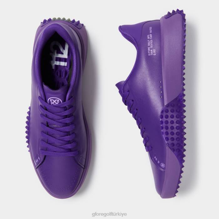 g.112 p.u. deri golf ayakkabısı erkekler menekşe G/FORE ayakkabı 0J4F220