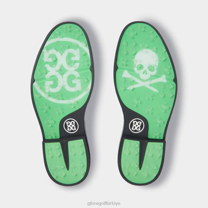 gallivanter çakıl taşı deri iki tonlu golf ayakkabısı erkekler odun kömürü G/FORE ayakkabı 0J4F257