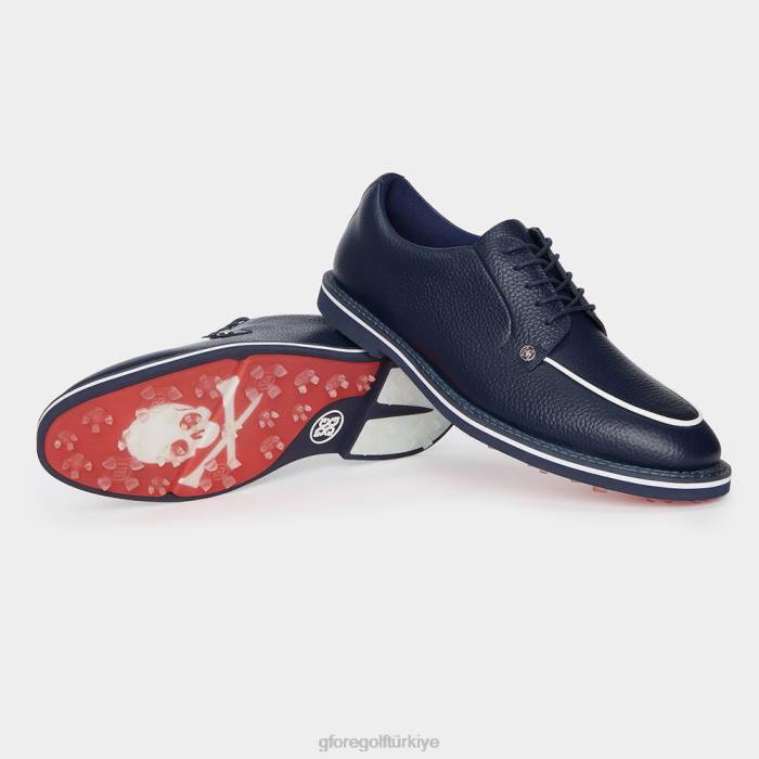 gallivanter çakıl taşı deri kontrast bölünmüş burunlu golf ayakkabısı erkekler alacakaranlık G/FORE ayakkabı 0J4F249