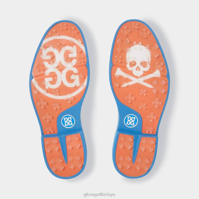 gallivanter delikli deri golf ayakkabısı erkekler gök mavisi G/FORE ayakkabı 0J4F253